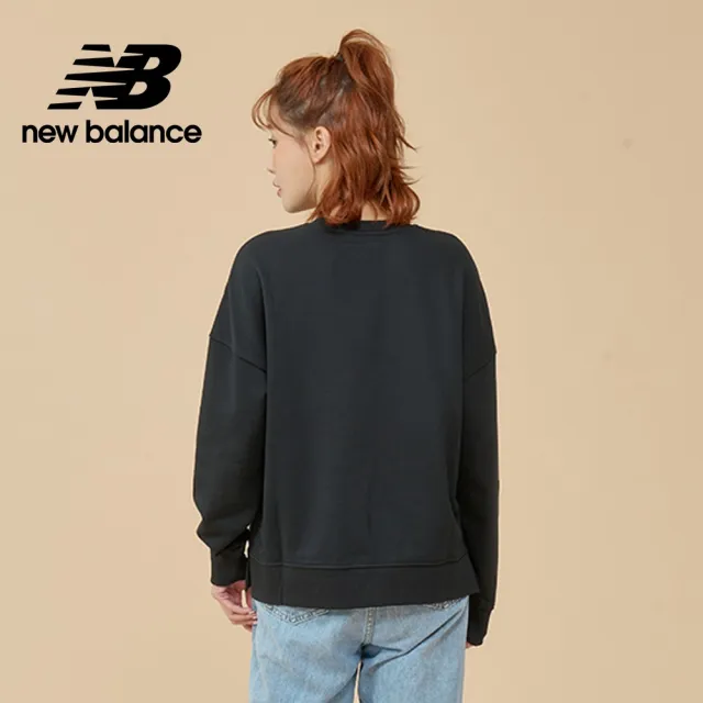 【NEW BALANCE】NB 衛衣上衣_女裝_黑色_AWT21500BK(亞版 版型正常)