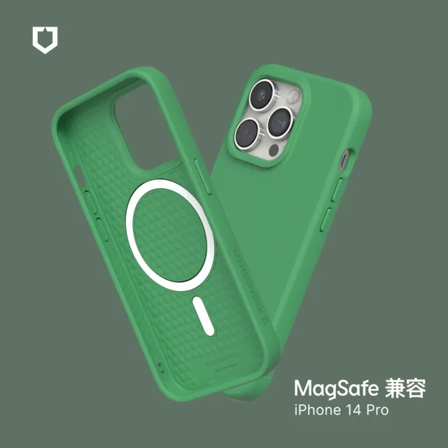 【RHINOSHIELD 犀牛盾】iPhone 14 Pro 6.1吋 SolidSuit MagSafe兼容 超強磁吸手機保護殼(經典防摔背蓋殼)