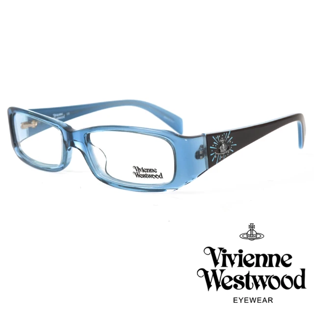 Vivienne WestwoodVivienne Westwood 潮流透明方框光學眼鏡(透藍 VW19904)