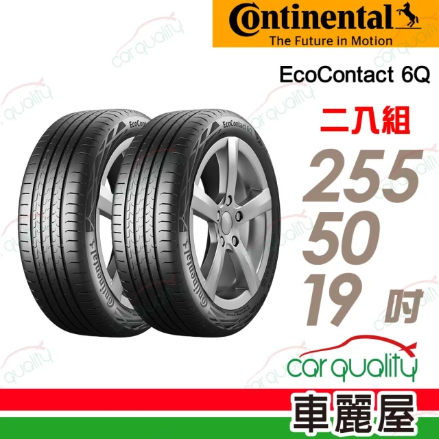 Continental 馬牌 輪胎馬牌 ECO6Q-2555019吋_二入組(車麗屋)