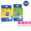【安安成人】淨爽呵護型M-XL號 成人紙尿褲(M15片x6包/L-XL13片x6包 箱購  黏貼型)