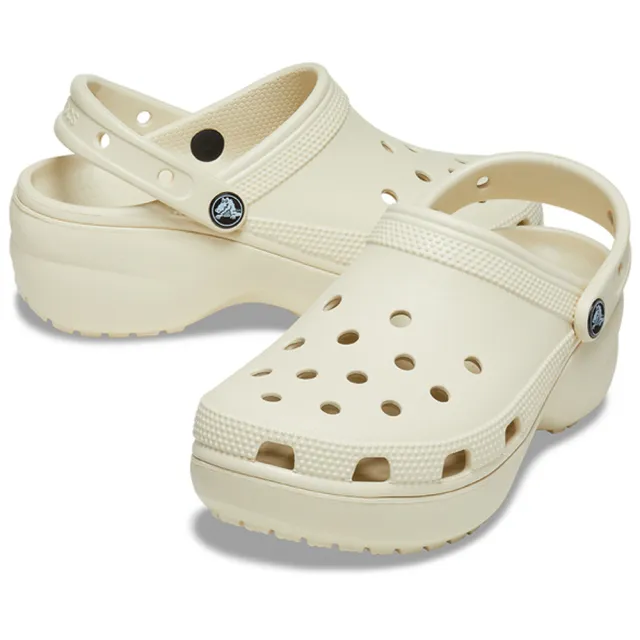 【Crocs】Crocs 卡駱馳 classic platform clogs(206750 經典厚底 防水 厚底 女鞋)