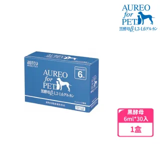 【AUREO】黑酵母-寵物營養口服液6mlx30入(狗貓皆可/維持免疫力/寵物保健)
