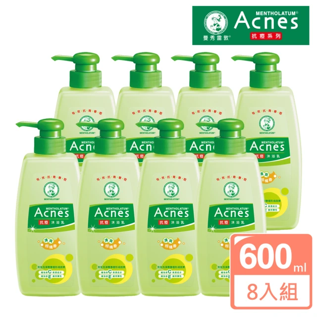 曼秀雷敦 Acnes抗痘沐浴乳(600ml / 8入組)