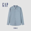 【GAP】男裝 Logo翻領長袖上衣/襯衫-多色可選(885521&891052)