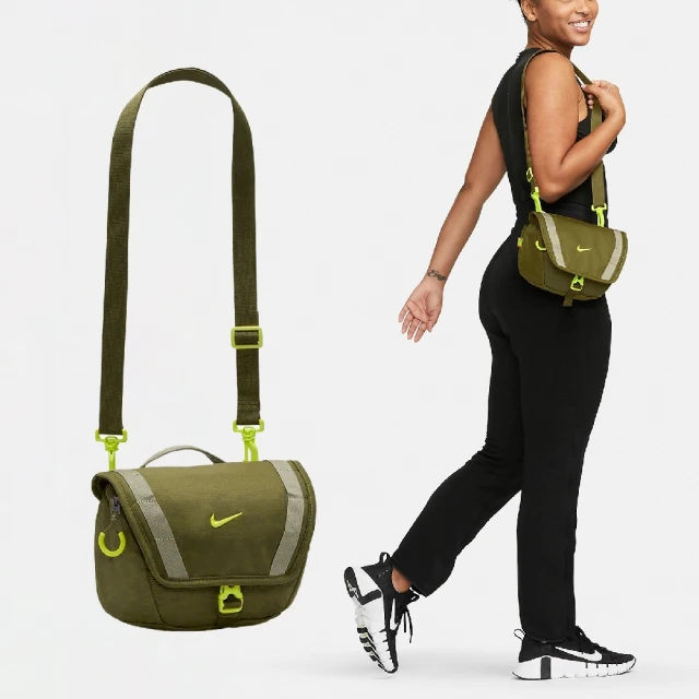 NIKE 耐吉 側背包 Hike Waist Bag 綠 可調背帶 斜背包 小包 隨行包(DJ9681-368)