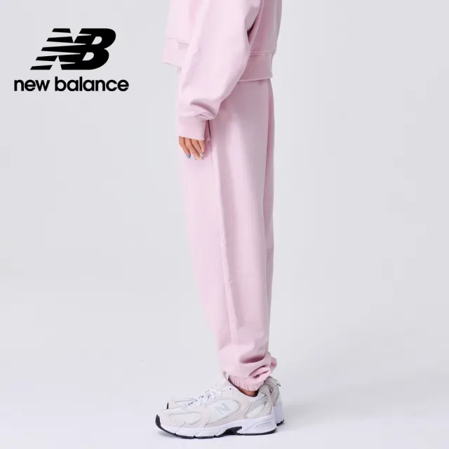 【NEW BALANCE】NB 鬆緊縮口棉長褲_女裝_粉色_AWP31503SOI(亞版 版型正常)