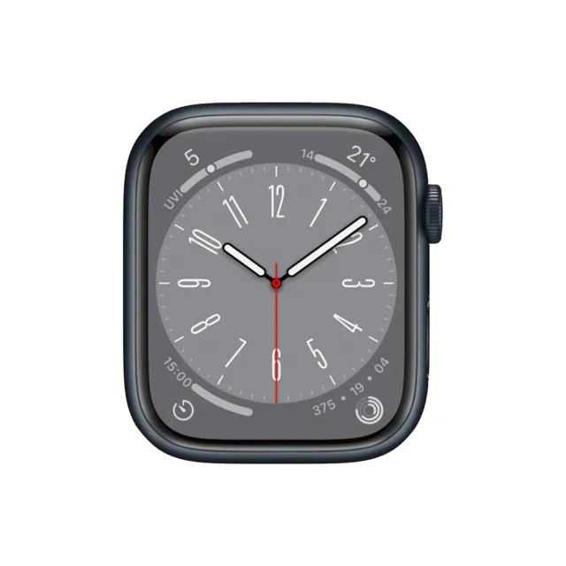 【Apple】A 級福利品 Apple Watch S8 GPS 45mm 鋁金屬錶殼(副廠配件/錶帶顏色隨機)