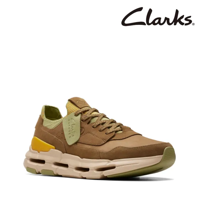 【Clarks】男鞋 NXE Lo蜂巢狀大底高回彈緩震休閒鞋(CLM73539C)