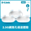 【D-Link】M60 AX6000 Wi-Fi 6 雙頻無線路由器/分享器(3入組)