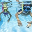 【BESTWAY】呼吸管半乾式潛水蛙鏡3歲以上(泳鏡 浮潛 游泳 兒童泳鏡)