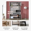【日安家居】MIT朵拉4尺岩板餐櫃-含上座/二色(免組裝/木心板/廚房櫃/收納櫃)