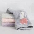 【HKIL-巾專家】可愛羊駝純棉方巾-4入組(紫/灰/綠/粉 4色任選)