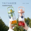 【Dodge 道奇】Tritan材質大容量水壺 戶外運動健身水瓶 彈蓋濾茶水瓶 1000ml