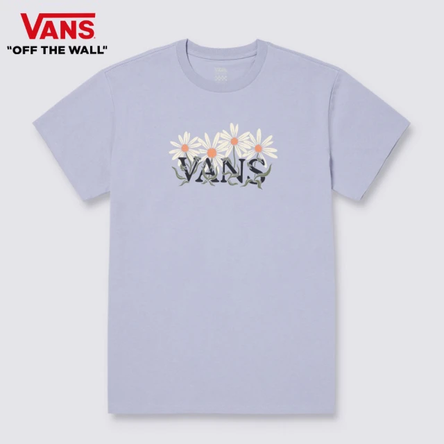 VANS 官方旗艦 Flower 男女款薰衣草紫色短袖T恤