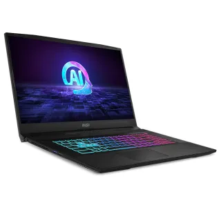 【MSI 微星】▲特仕版 17.3吋R7電競(Katana A17 AI B8VE-838TW/R7-8845HS/16G/1T SSD+1T/RTX4050-6G/W11)