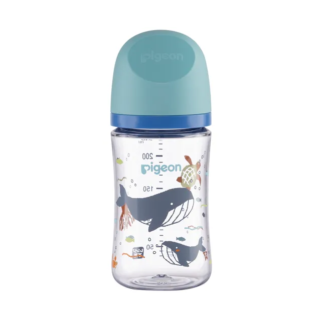 【Pigeon貝親 官方直營】第三代母乳實感T-ester奶瓶240ml(海洋世界/春日物語/非洲動物)