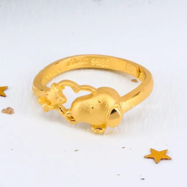 【2sweet 甜蜜約定】黃金戒指-史努比好夥伴(1.02錢±0.10錢)