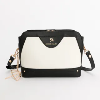 【Arnold Palmer 雨傘】斜背包 High-end系列(黑色)