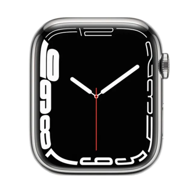 【Apple】A 級福利品 Apple Watch S7 LTE 45mm 不鏽鋼錶殼(副廠配件/錶帶顏色隨機)