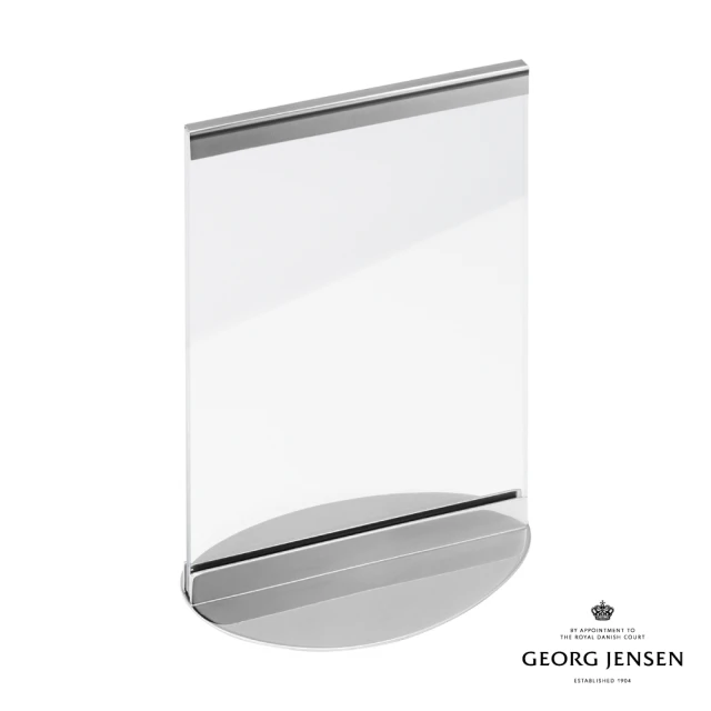 Georg Jensen 喬治傑生 Sky相框 10x15CM 4x6 IN(透明玻璃 鏡面拋光不銹鋼)