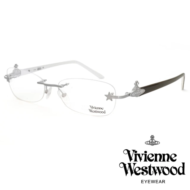 Vivienne Westwood 經典土星設計光學鏡框(咖啡 VW12202)