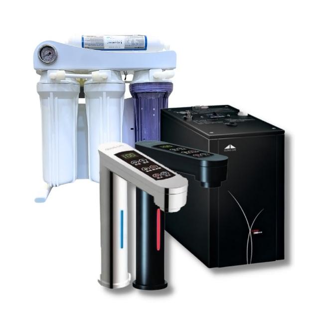 【GUNG DAI 宮黛】GD600+300G直輸機 觸控式雙溫櫥下型飲水機(搭配 300G直輸機 節省廚下空間)