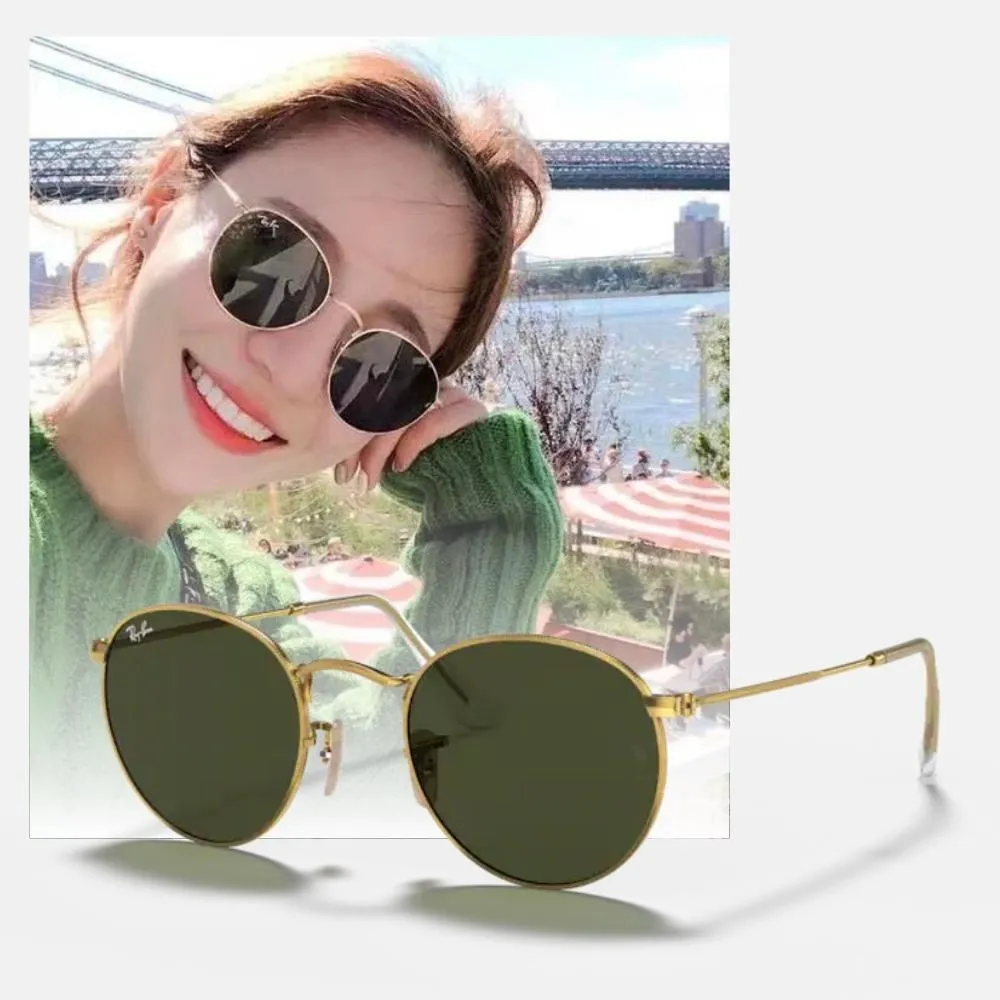 RayBan 雷朋】經典圓形太陽眼鏡(RB3447-001 50mm 53mm) - momo購物網