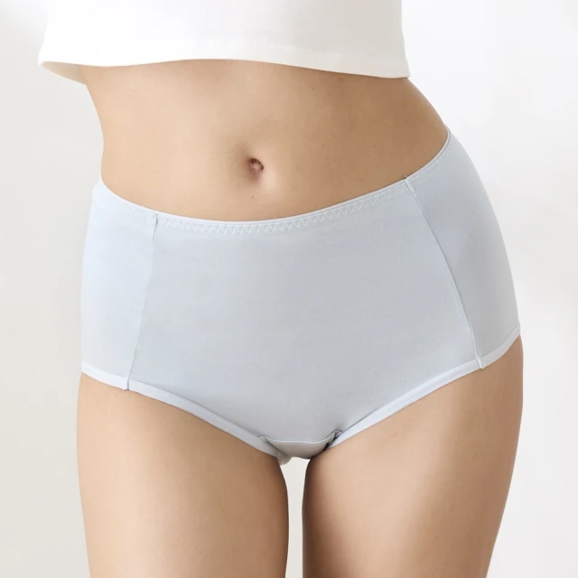 Wacoal 華歌爾Wacoal 華歌爾 健康內褲-EcoVero™生態環保纖維 M-3L中高腰三角褲 NSC055F5(煙綠灰)