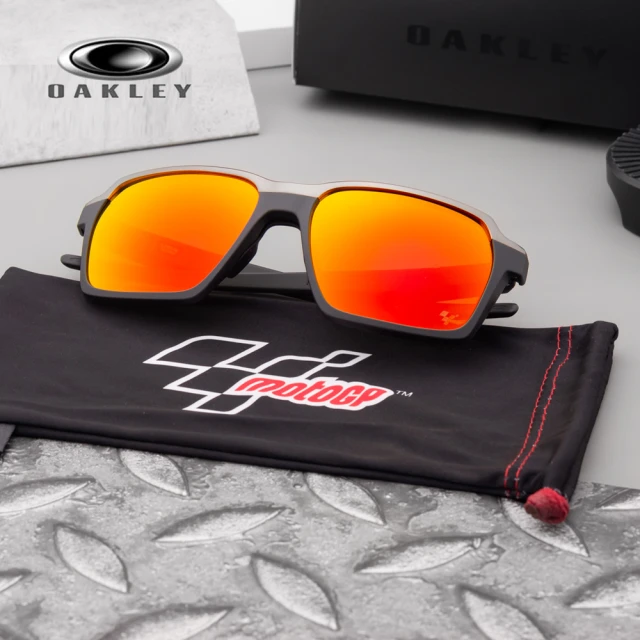 OakleyOakley 奧克利 Parlay MotoGP限定聯名款 時尚方框運動太陽眼鏡 OO4143 11 紅寶石水銀鍍膜鏡片 公司貨