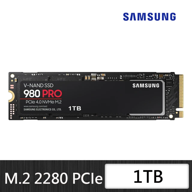 SAMSUNG 三星 搭 羅技 無線滑鼠 ★ 980 PRO 1TB M.2 2280 Gen 4x4 SSD 固態硬碟(MZ-V8P1T0BW)