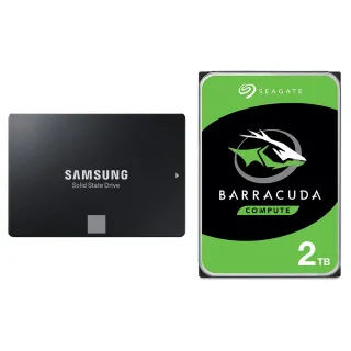 【SAMSUNG 三星】搭 2TB HDD ★ 870 QVO 1TB 2.5吋 SATAIII SSD 固態硬碟(MZ-77Q1T0BW)