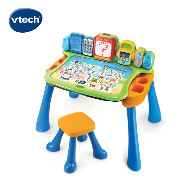 【Vtech】4合1多功能互動學習點讀寫桌椅組(自主學習禮物最推薦)