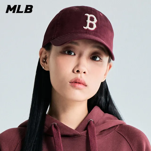 【MLB】N-COVER可調式軟頂棒球帽 波士頓紅襪隊(3ACP6601N-43BDS)