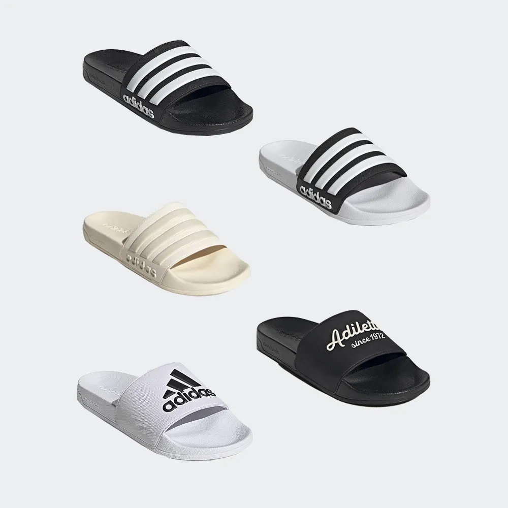 【adidas 愛迪達】運動鞋 拖鞋 女鞋 男鞋 多款 ADILETTE SHOWER(GZ5922&IG8776&GZ3775&GZ3773&GW8747)