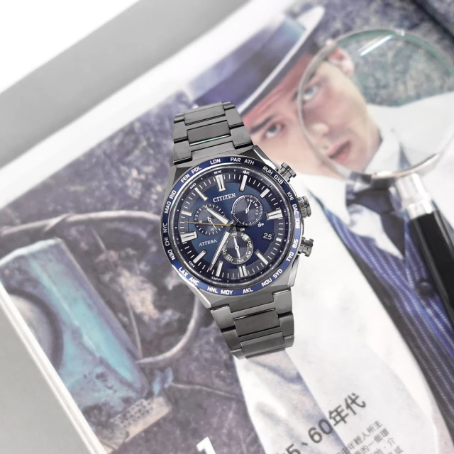 CITIZEN 星辰 Chronograph系列 時尚光動能