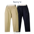 【betty’s 貝蒂思】大口袋寬褲頭壓線直筒褲(共二色)