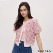 【MOMA】春氛流蘇彩條短版外套(粉色)