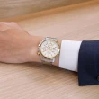 【SEIKO 精工】SPIRIT系列 SBTR024 金框 熊貓款 計時 三眼 日本機芯 石英 日期顯示 腕錶