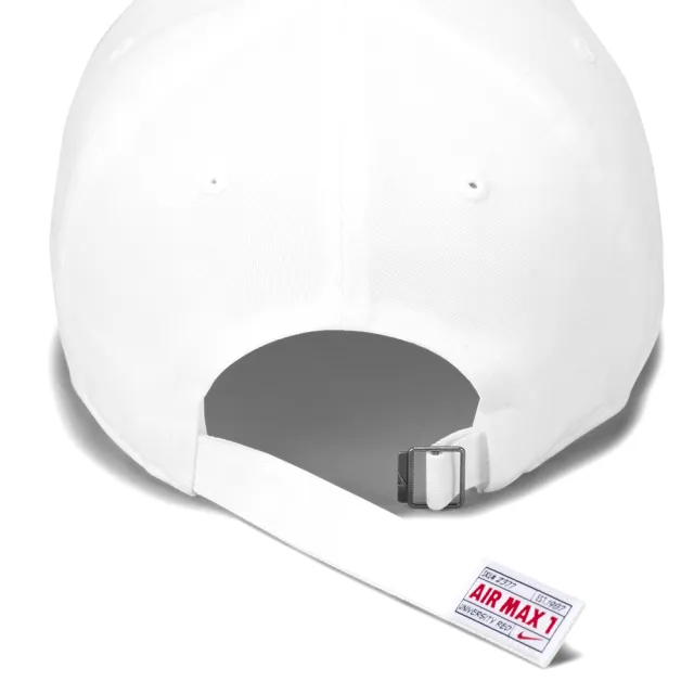 【NIKE 耐吉】Club Air Max 1 Cap 男女款 白色 可調整 老帽  帽子 運動帽 棒球帽 FN4402-100