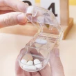 【Dagebeno荷生活】透明可視款PP材質切藥器 迷你藥丸對切分裝盒(1入)