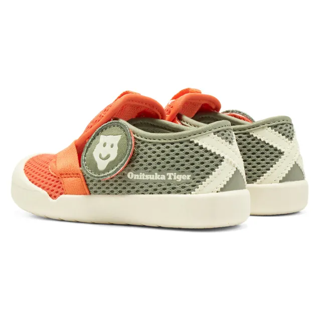 【Onitsuka Tiger】鬼塚虎 KIDS 軍綠橘配色 MEXICO 66 SANDAL 小童鞋 休閒鞋 (1184A199-800)
