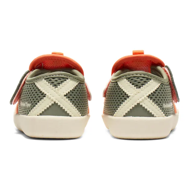 【Onitsuka Tiger】鬼塚虎 KIDS 軍綠橘配色 MEXICO 66 SANDAL 小童鞋 休閒鞋 (1184A199-800)