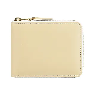 【Comme Des Garcons CDG】 COMME DES GARCONS川久保玲 內裡LOGO光滑牛皮3卡拉鍊