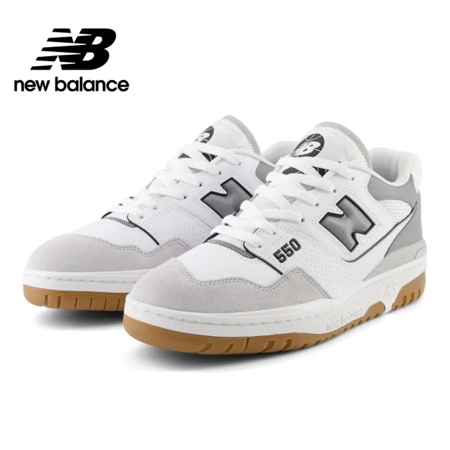 【NEW BALANCE】NB 復古鞋/運動鞋_男鞋/女鞋_灰白色_BB550ESC-D