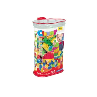【Clemmy軟質積木】新120PCS幼兒軟質袋裝積木