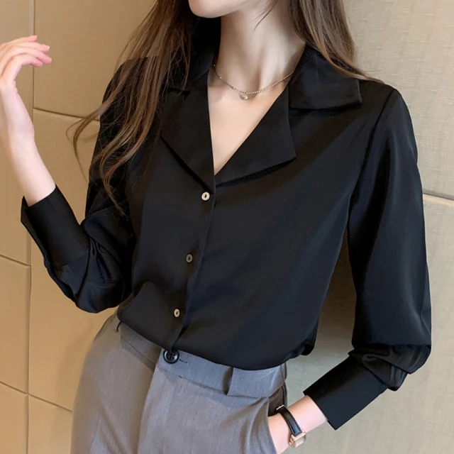 Very Buy 非常勸敗 預購/桑蠶波點雪紡衫女秋季內搭上