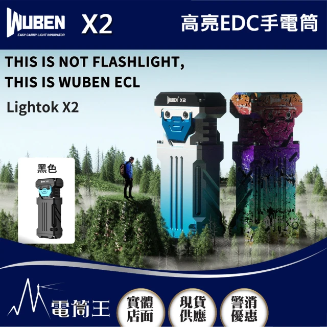 WUBEN 電筒王 B2(1300流明 280米 自行車燈 