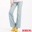 【BOBSON】女款寬潮作喇叭褲(9063-58)
