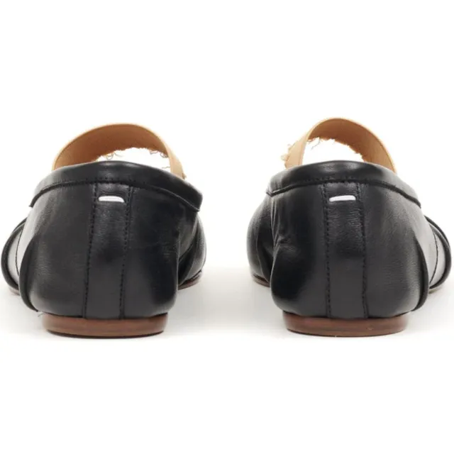 【Maison Margiela】品牌經典分趾芭蕾舞平跟鞋(黑)